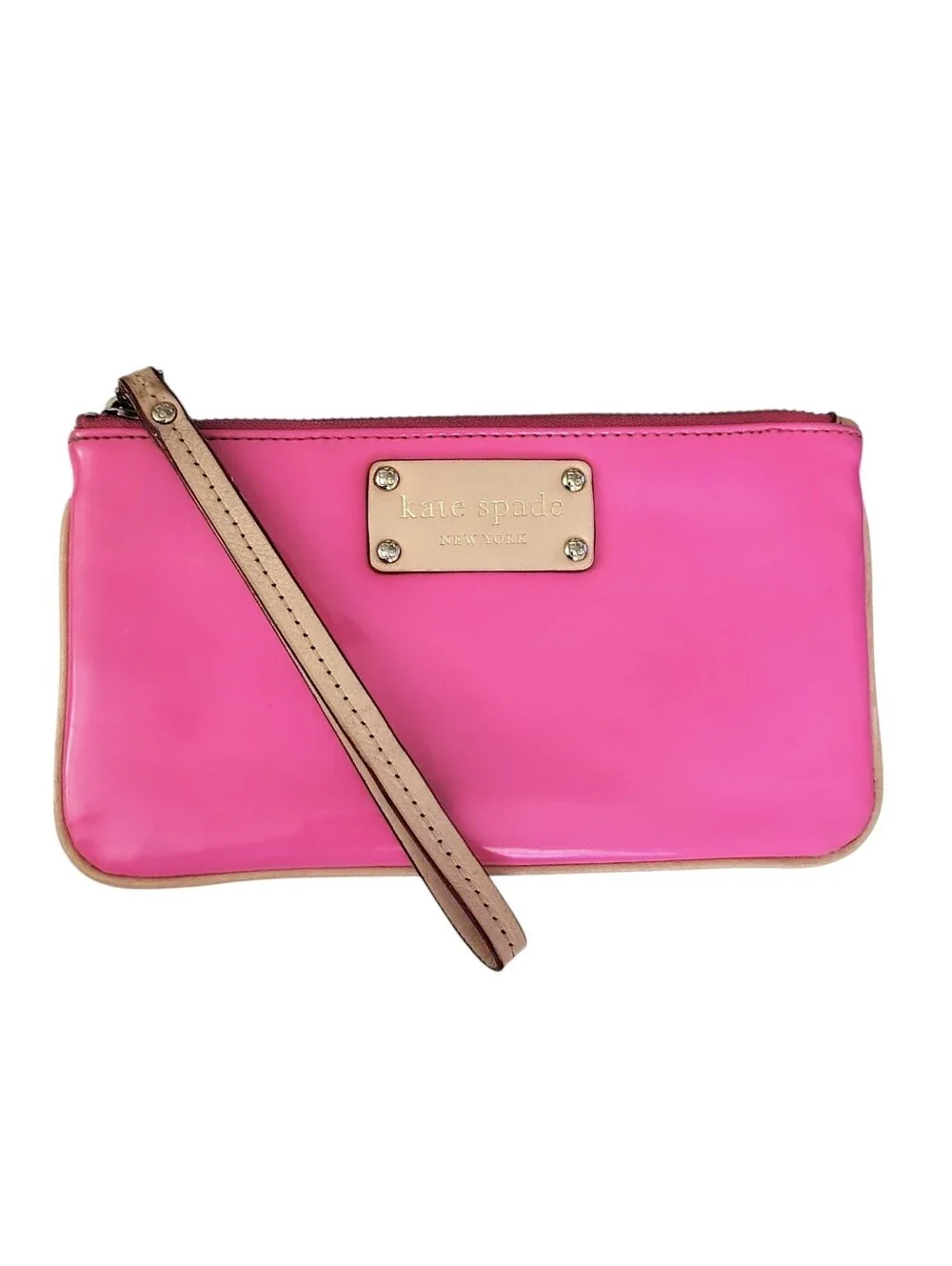 Kate Spade Newspaper Print Wristlet